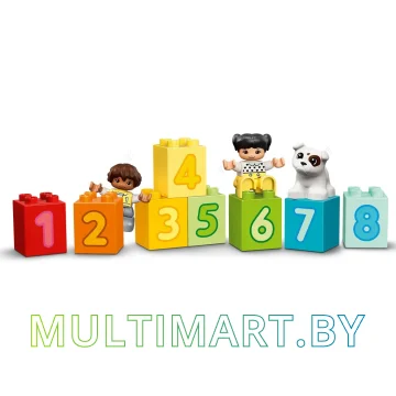 Конструктор LEGO Duplo 10954 Поезд с цифрами — учимся считать картинка 6